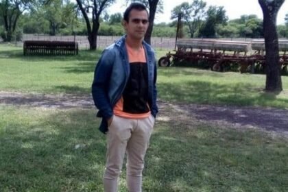 El suboficial Oscar Valdez, integrante del Cuerpo de Guardia de Infantería de la Policía de Santa Fe.