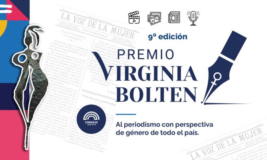 El Premio Virginia Bolten reconoce las producciones periodísticas que promueven la igualdad, la diversidad y los derechos de las mujeres y disidencias.