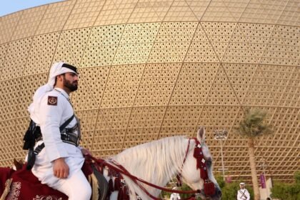 Vista general del estadio de Lusail, en Qatar, sede prevista para la disputa de la Finalissima.
