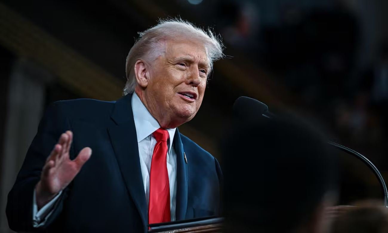 Donald Trump durante una intervención oficial ante el Congreso de Estados Unidos, en una imagen de archivo tomada en Washington.