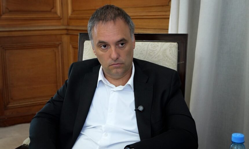 Manuel Adorni durante una actividad pública. Imagen de archivo.