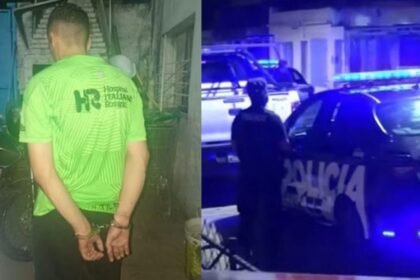 La barbería del barrio Roque Sáenz Peña donde ocurrió el ataque armado y el joven de 25 años detenido por el crimen del bebé de 15 meses en Rosario.