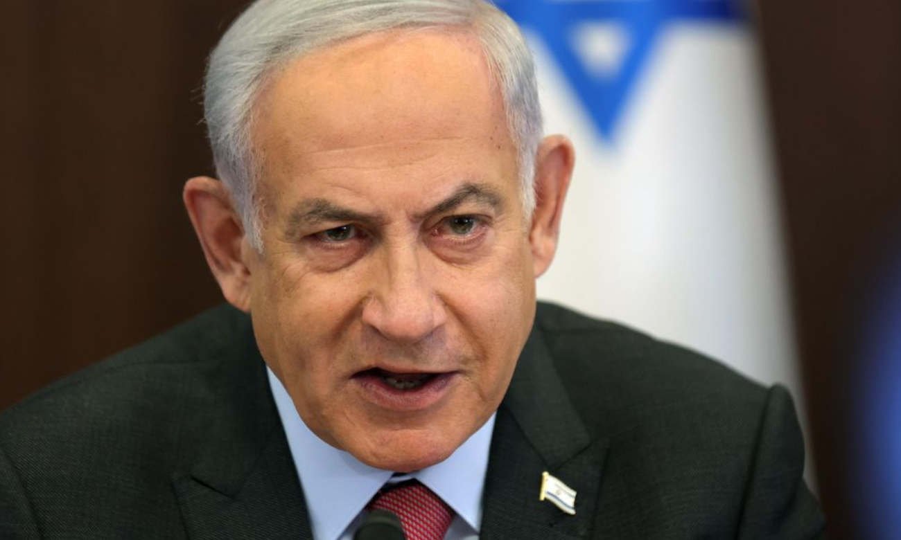 El primer ministro de Israel, Benjamín Netanyahu, durante una declaración pública sobre la ofensiva militar contra Irán. Foto de archivo.