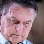 Jair Bolsonaro durante una actividad pública en Brasilia antes de su condena judicial. Foto de archivo.