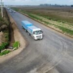 Vista general de la zona portuaria y accesos viales en el cordón industrial del sur santafesino. (Foto de archivo)