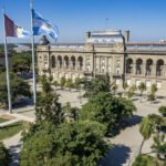 Vista de la Casa de Gobierno de la provincia de Santa Fe, sede del Poder Ejecutivo provincial, en la ciudad de Santa Fe. Foto de archivo.