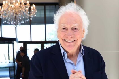 Guillermo Coppola, empresario y exrepresentante de Diego Maradona, durante una aparición pública.