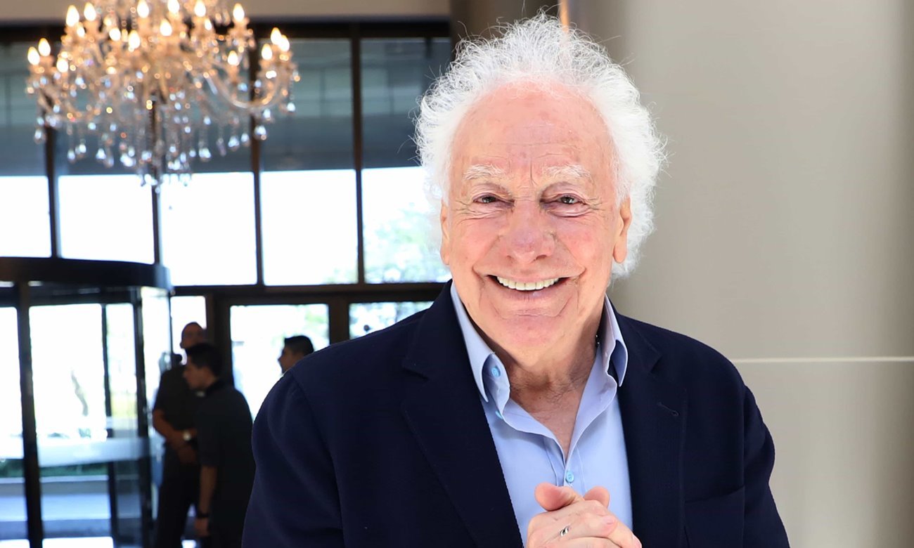 Guillermo Coppola, empresario y exrepresentante de Diego Maradona, durante una aparición pública.