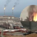 Complejo gasífero de South Pars en la costa del Golfo Pérsico, infraestructura clave para el suministro energético de Irán. Foto: archivo.