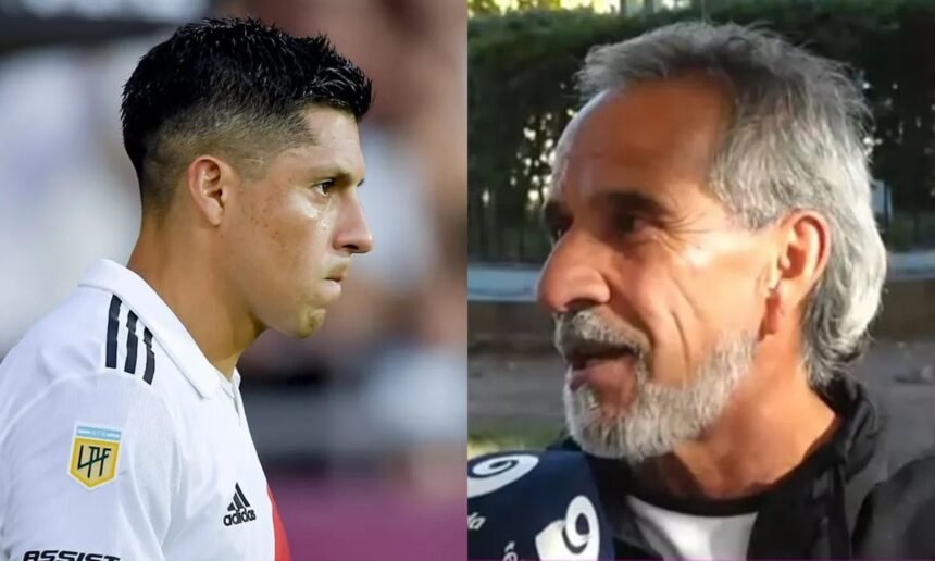 Enzo Pérez junto a su padre, en una imagen de archivo previa a los hechos que actualmente son materia de investigación judicial.