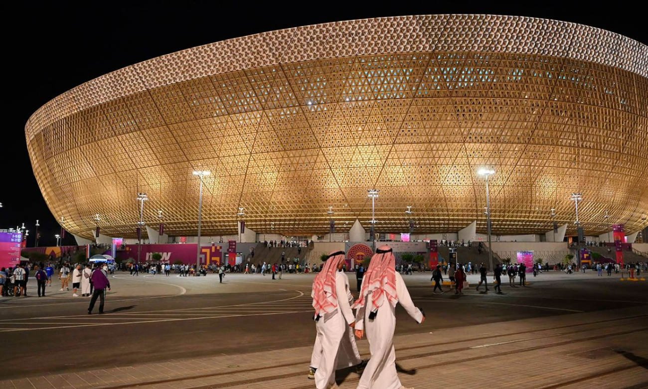 Vista del estadio Lusail en Qatar, uno de los escenarios deportivos más grandes del país y sede de importantes partidos internacionales. Foto de archiv