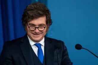 El presidente argentino Javier Milei durante una actividad oficial. Foto de archivo.