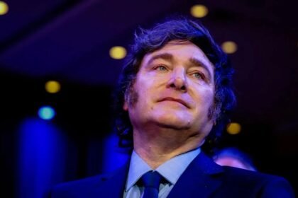 El presidente Javier Milei durante una intervención pública. Foto de archivo.