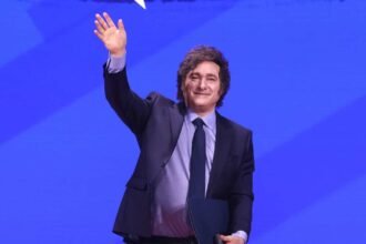 Javier Milei en una imagen de archivo durante una actividad oficial como presidente de la Nación Argentina.