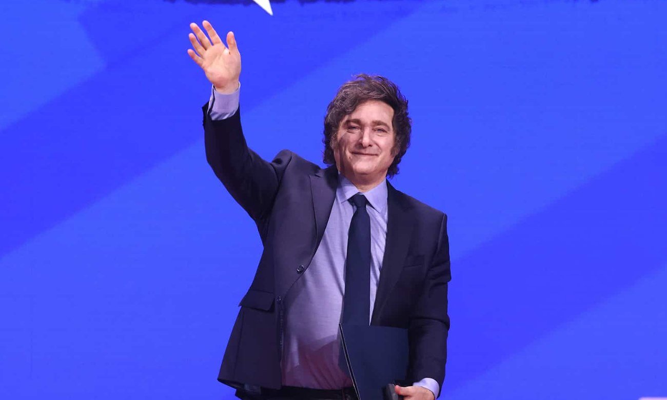 Javier Milei en una imagen de archivo durante una actividad oficial como presidente de la Nación Argentina.