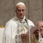 El Papa León XIV durante una ceremonia religiosa en el Vaticano. Foto de archivo.