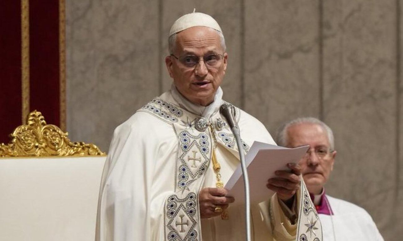 El Papa León XIV durante una ceremonia religiosa en el Vaticano. Foto de archivo.