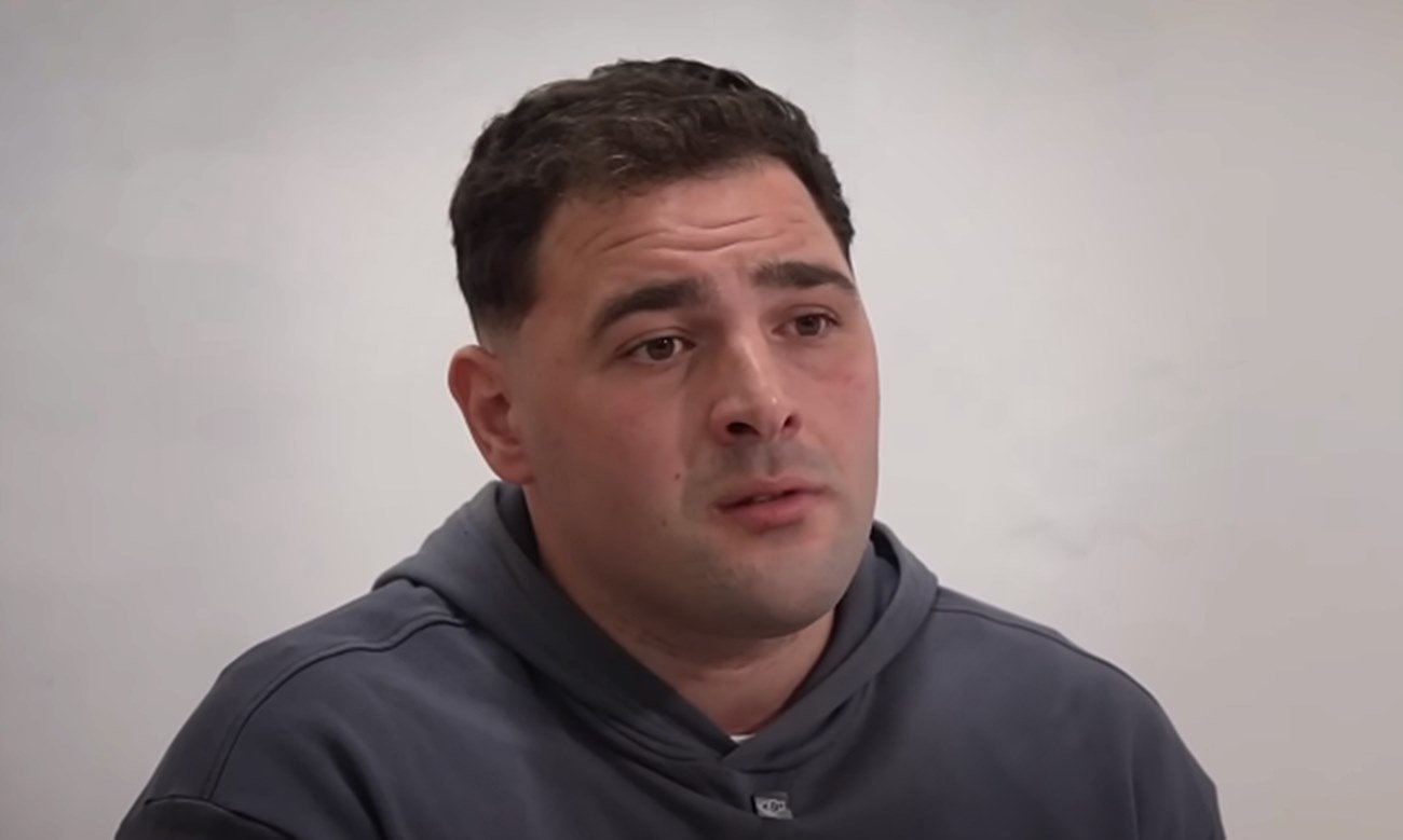 Lucas Pertossi durante una de sus apariciones públicas en el marco de la causa por el crimen de Fernando Báez Sosa.