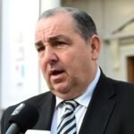 Juan Pablo Poletti durante una actividad oficial como intendente de la ciudad de Santa Fe. Foto de archivo.