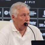 Roberto Sensini en su etapa como director deportivo de Newell’s Old Boys. Foto de archivo.