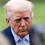 El presidente Donald Trump durante una declaración pública en la Casa Blanca.