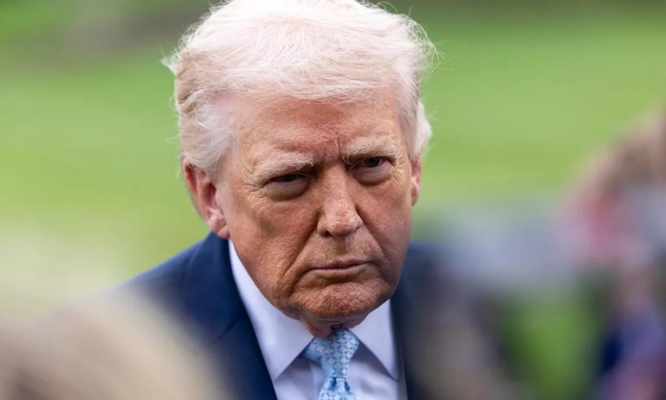 El presidente Donald Trump durante una declaración pública en la Casa Blanca.