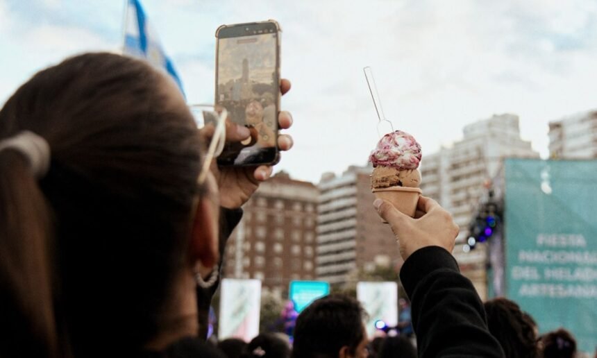 Vista de una actividad turística con alta concurrencia en la provincia de Santa Fe durante un fin de semana largo