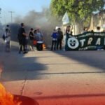 Trabajadores municipales se manifiestan en la vía pública en el marco de medidas gremiales por reclamos salariales y laborales. Foto: Prensa UTRAM