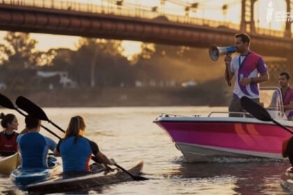 Voluntarios participan en la organización de un evento deportivo internacional. Foto ilustrativa.