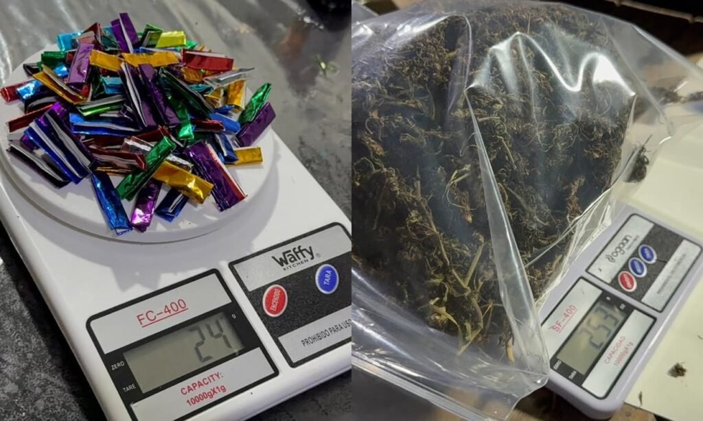 Droga, dinero en efectivo, arma de fuego y elementos de fraccionamiento incautados en los operativos de la PDI en Recreo.