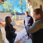 Rodrigo Borla y autoridades del SAMCo recorrieron las obras de ampliación y refuncionalización del efector de salud de Gobernador Crespo.