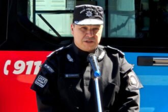 Carlos Pagano, nuevo subjefe de la Policía de Santa Fe, en una imagen de archivo durante su desempeño en la fuerza provincial.