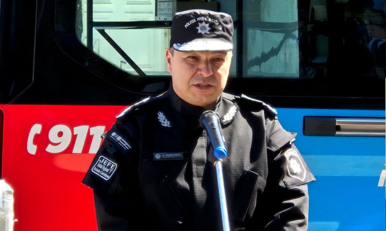 Carlos Pagano, nuevo subjefe de la Policía de Santa Fe, en una imagen de archivo durante su desempeño en la fuerza provincial.