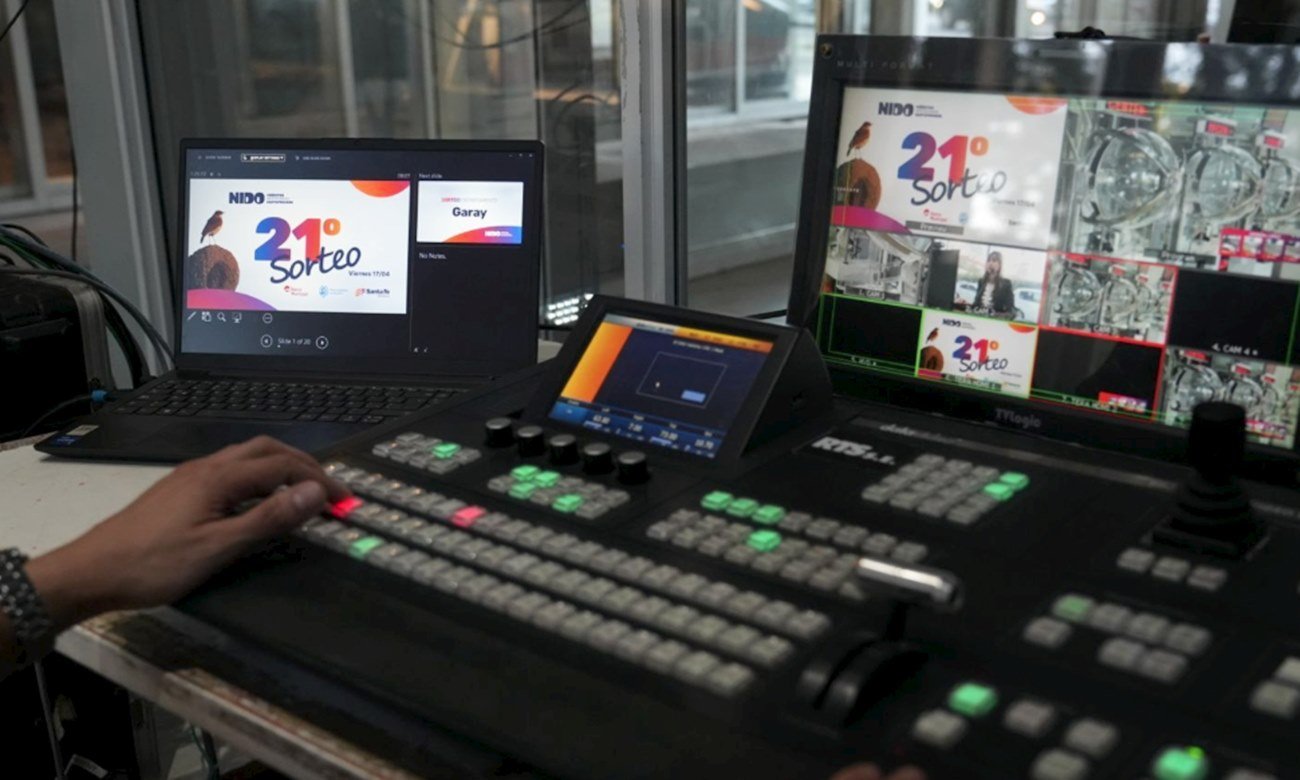 Sorteo de créditos hipotecarios Nido realizado en la Lotería de Santa Fe, en el marco del programa provincial de acceso a la vivienda. Foto de archivo.
