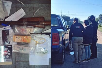 Detenida en operativo por microtráfico junto a droga, dinero en efectivo y armas secuestradas durante allanamientos en San Cristóbal.