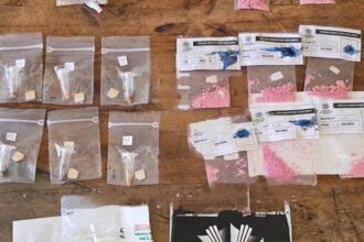 Droga sintética incautada durante un operativo de Gendarmería en la Ruta Nacional 168, en jurisdicción de Santa Fe. Foto de archivo.