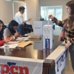 Jornada electoral en UPCN Santa Fe: trabajadores y trabajadoras participan de la votación realizada el 9 de abril en organismos públicos provinciales. Foto: Prensa UPCN