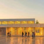 Ilustración oficial del futuro edificio de la Escuela de Educación Técnico Profesional N° 500 de Suardi.