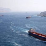 Vista del estrecho de Ormuz, corredor marítimo estratégico para el comercio global de petróleo y gas. Foto de archivo.