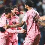 Un gol que se grita en conjunto: los jugadores de Inter Miami lo festejan a pleno. Foto: Gentileza.