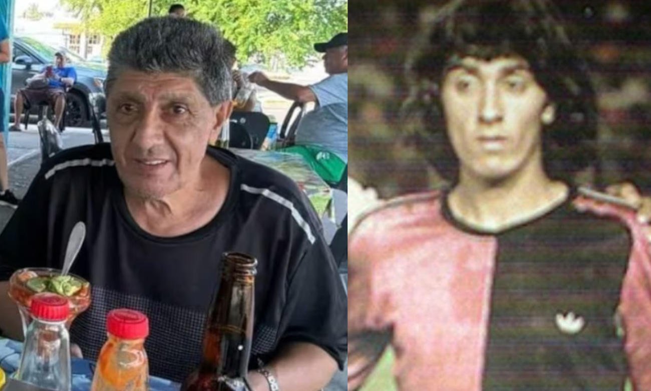 Del “Comita” goleador de Colón en los 80 al presente en Veracruz: una imagen que refleja el fuerte contraste entre la gloria deportiva y una actualidad marcada por la adversidad. Foto: archivo.