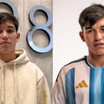 Julio Coria, juvenil de la Sub 17 de Argentina, en imagen de archivo.