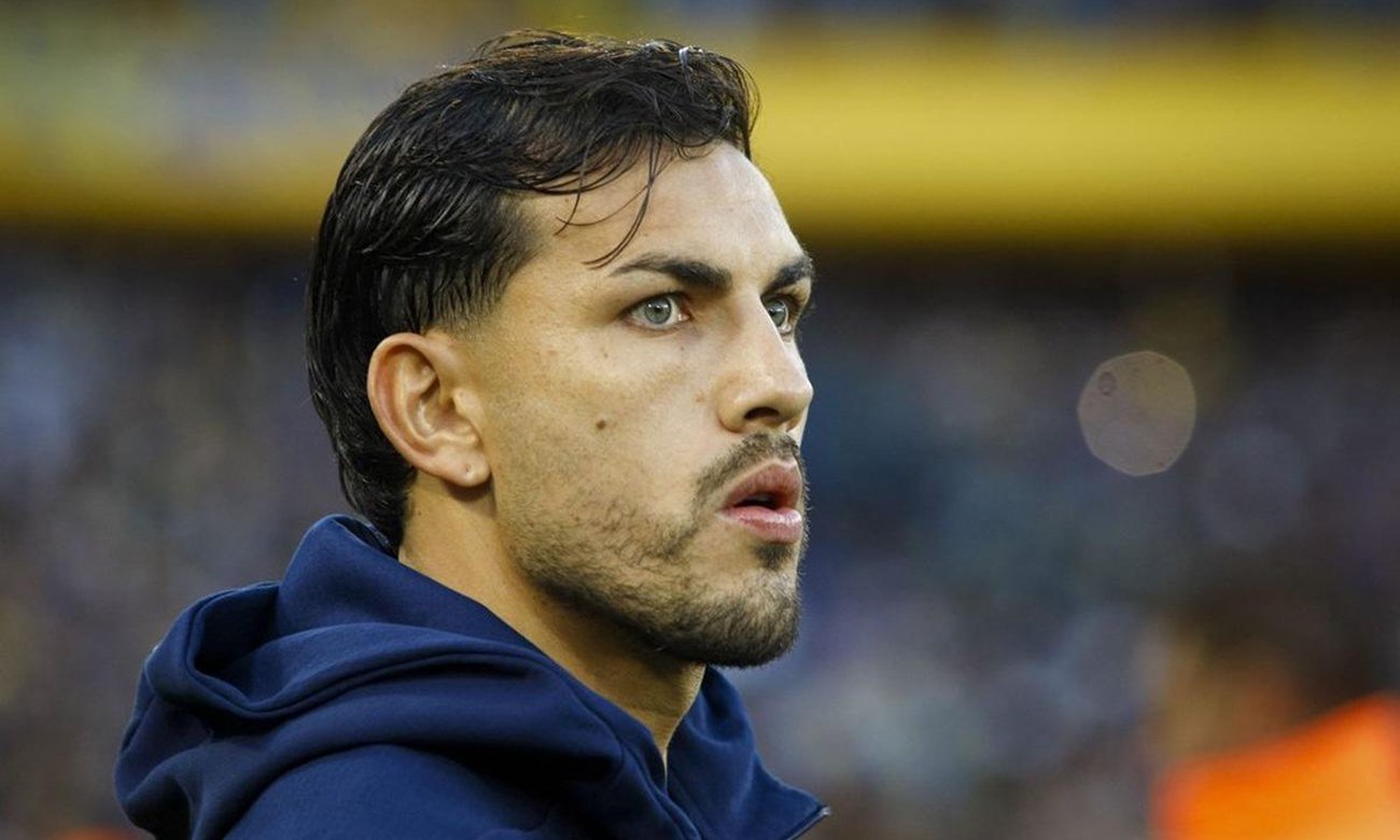 Leandro Paredes en imagen de archivo, durante una intervención pública en la que analiza su presente futbolístico.