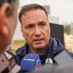 Lisandro Enrico durante una actividad oficial en la provincia de Santa Fe.