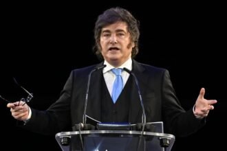 Javier Milei durante una actividad oficial, en una imagen de archivo.