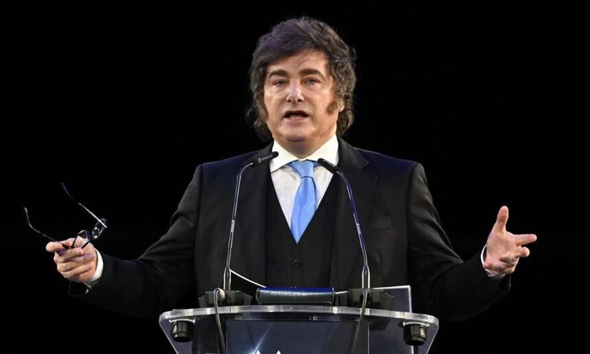 Javier Milei durante una actividad oficial, en una imagen de archivo.