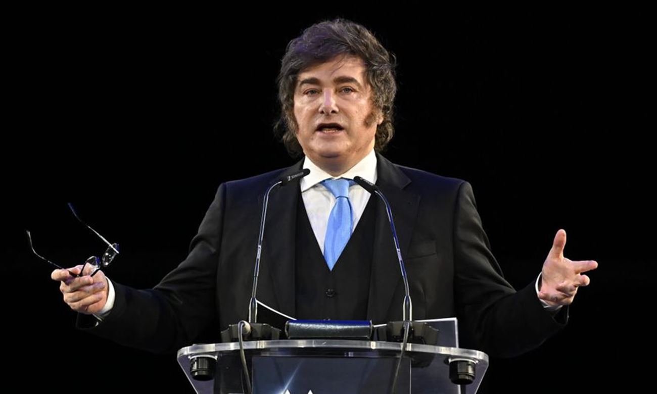 Javier Milei durante una actividad oficial, en una imagen de archivo.