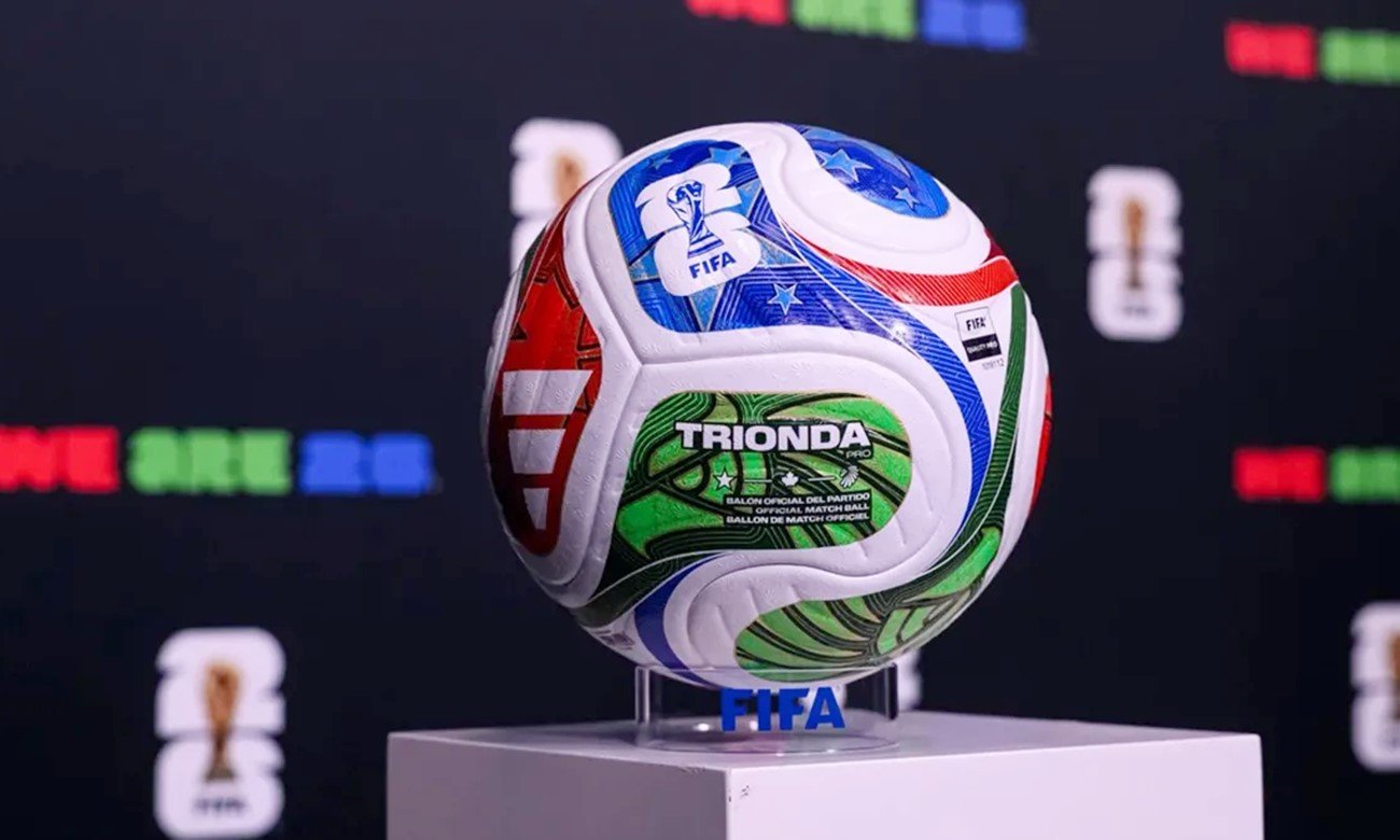 Balón oficial de la Copa del Mundo FIFA 2026 utilizado en la competencia internacional. Foto de archivo.