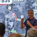 Pablo Seghezzo, director provincial de Vialidad, durante el acto de licitación de la repavimentación de la Ruta 83s en el departamento Vera. Foto de archivo.