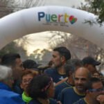 Corredores participan de la Maratón Batalla Punta Quebracho 2025 en Puerto General San Martín, una competencia que convoca a atletas de élite y aficionados. Foto de archivo.